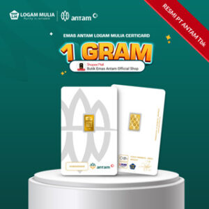 Emas ANTAM Logam Mulia Certicard - 1 gr